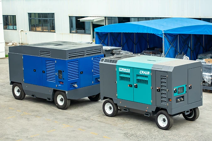 Construction Site Air Compressor Construction Site Air Compressor